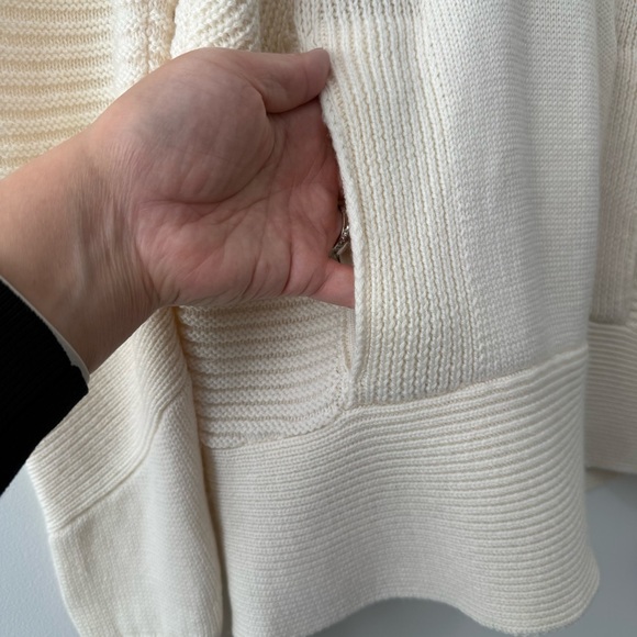 Kit and Ace Ash Merino Wool Crewneck Sweater Cream Wool Knit Sz XS/S - Picture 6 of 11